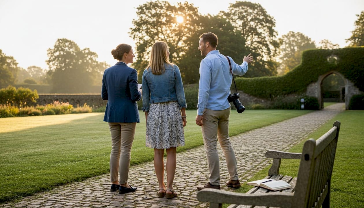 Morning private tour in historic garden