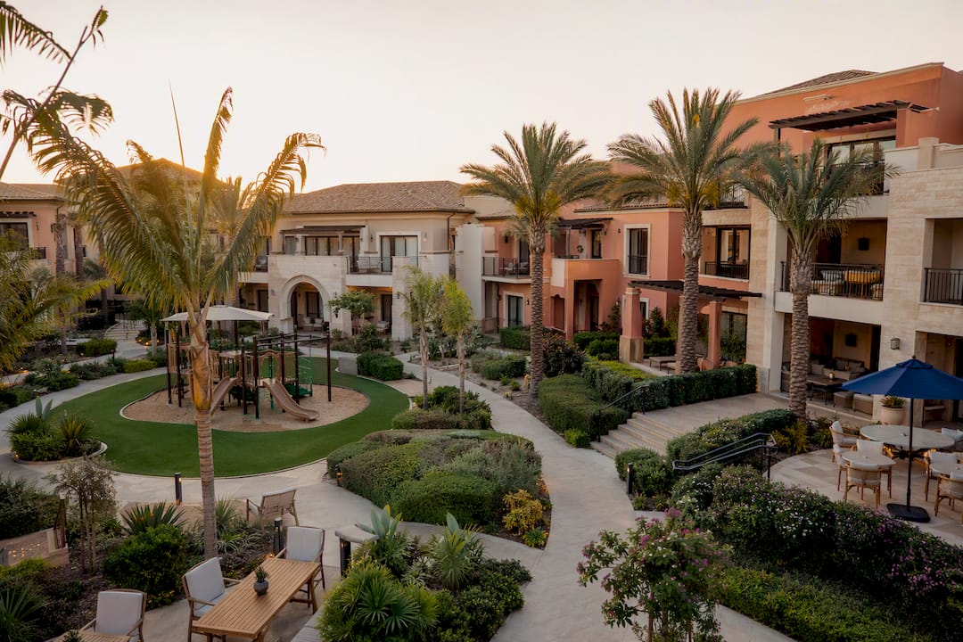 Luxury resort interconnected suites exterior view