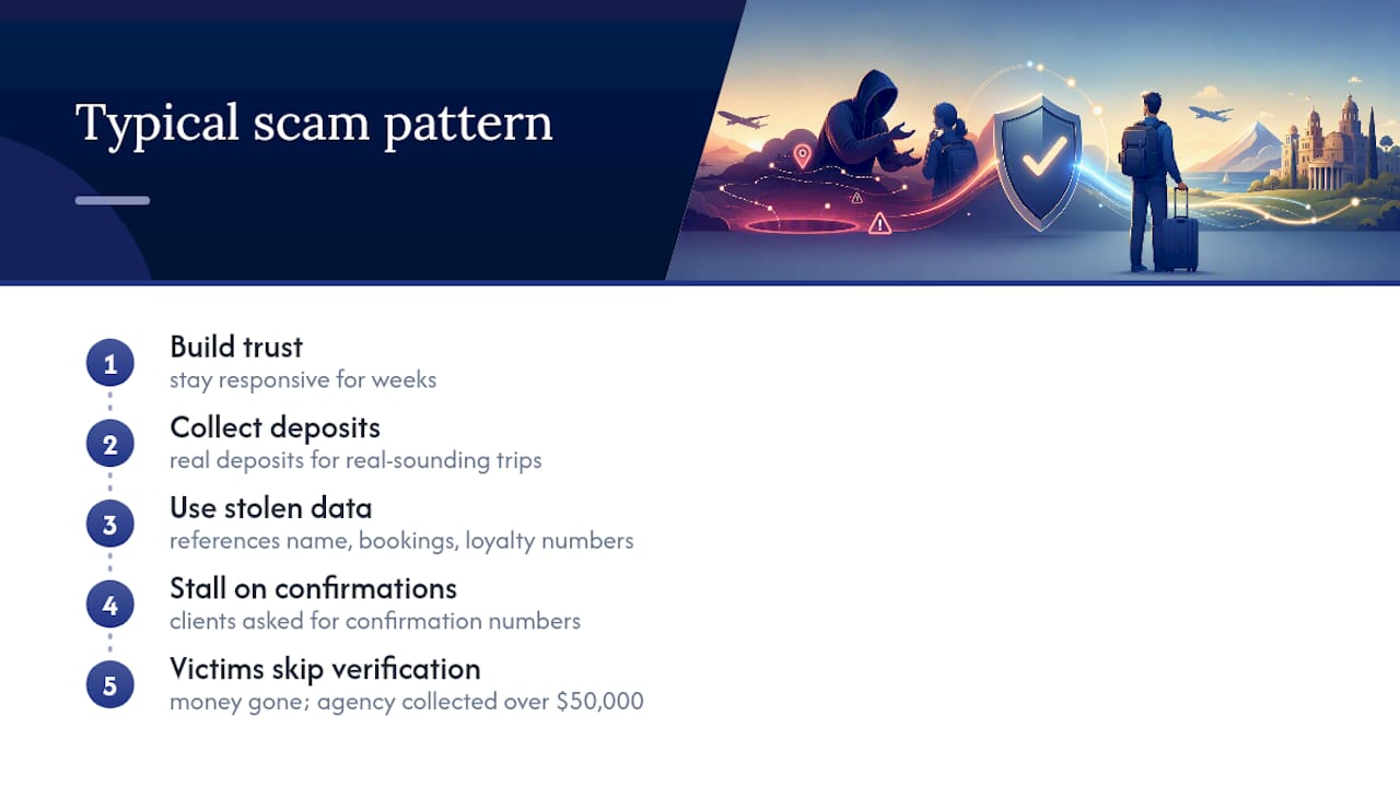 Recent Cases That Show How These Scams Actually Play Out — overview diagram