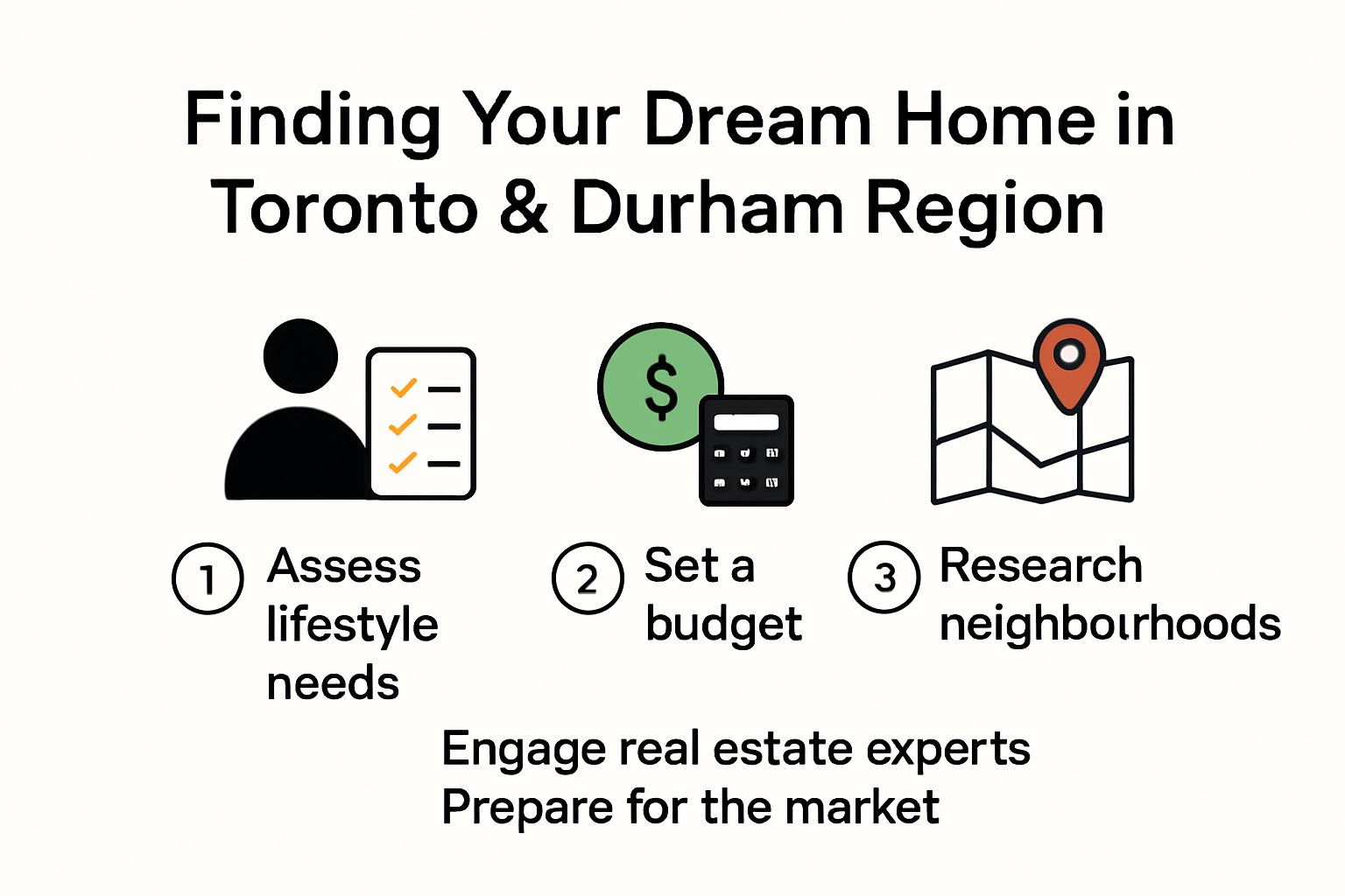 Steps to find your dream home infographic