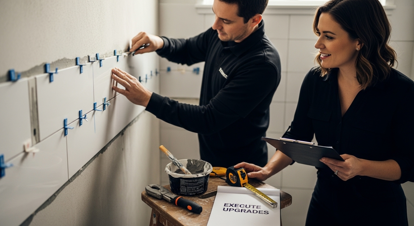 home bathroom renovation process