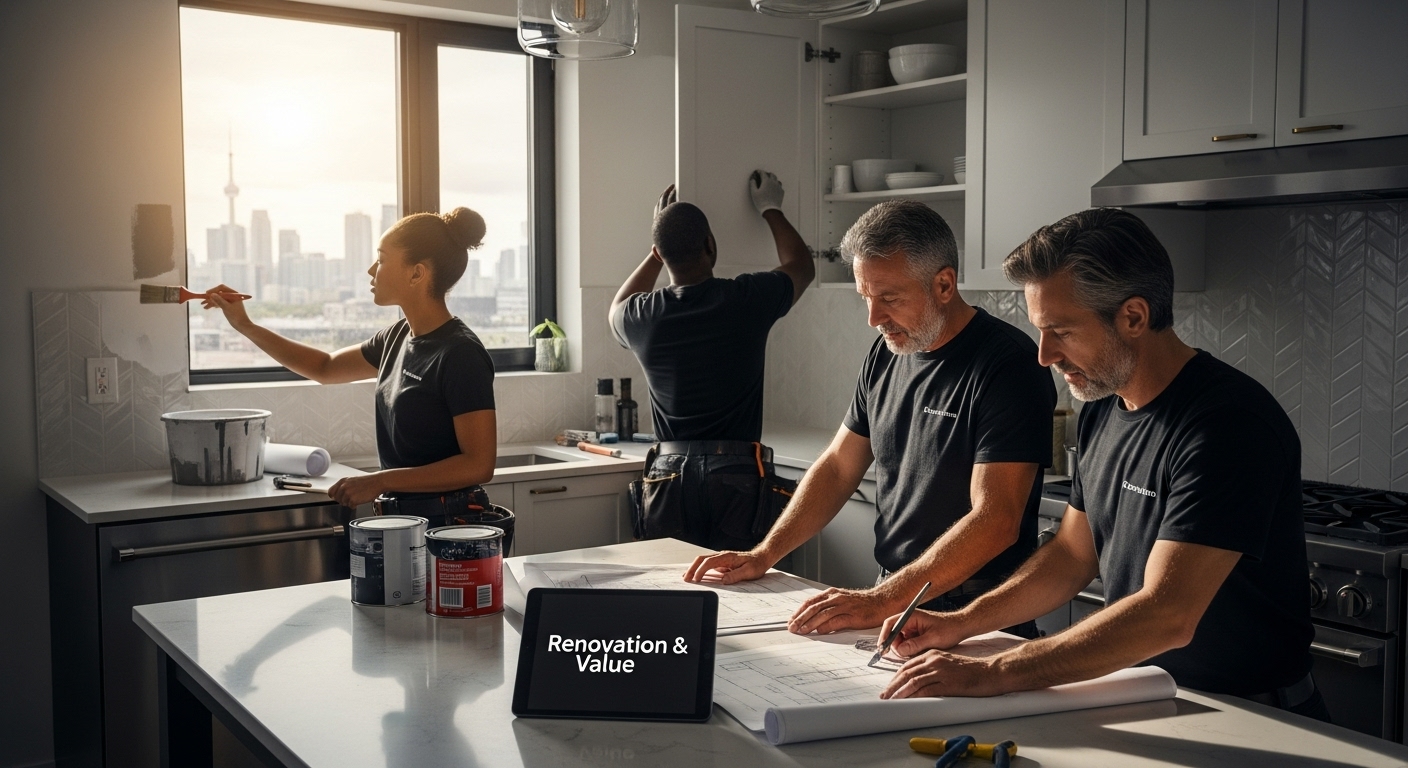 house renovation teamwork