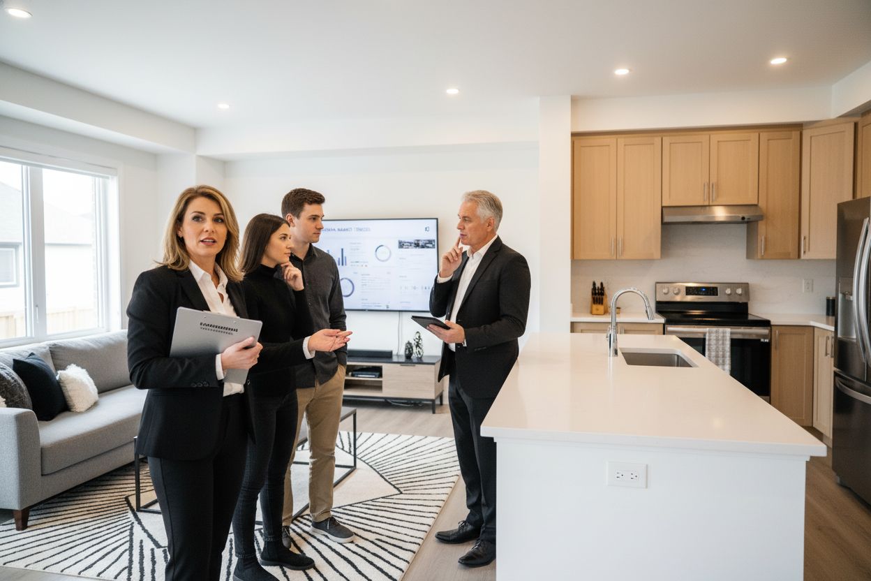 Oshawa home showing