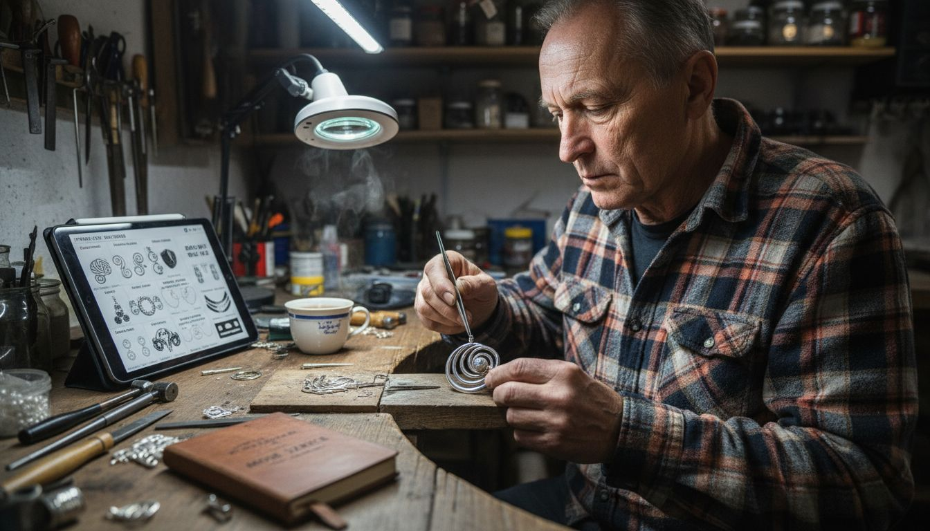 Jubiler doskonali swoje wyroby, korzystając ze wsparcia sztucznej inteligencji.