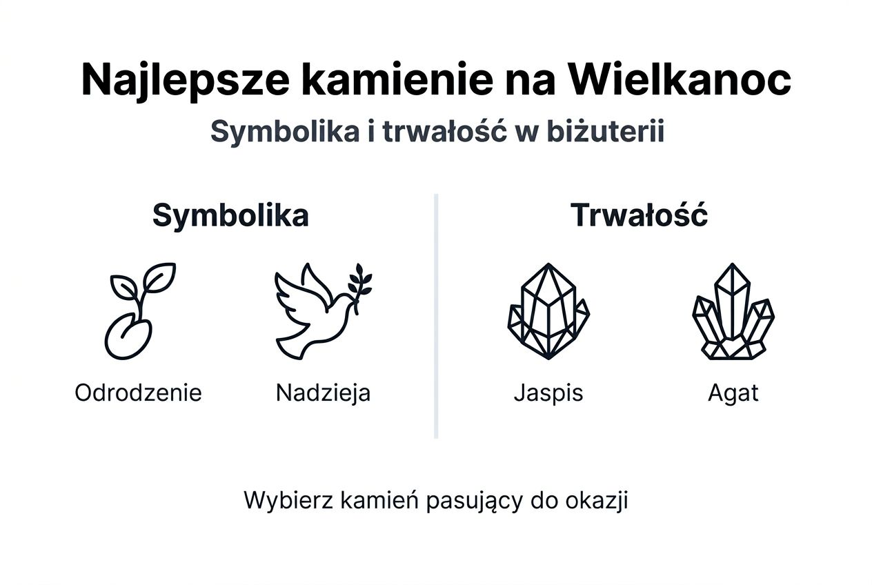 Grafika przedstawiająca znaczenie i trwałość różnych kamieni
