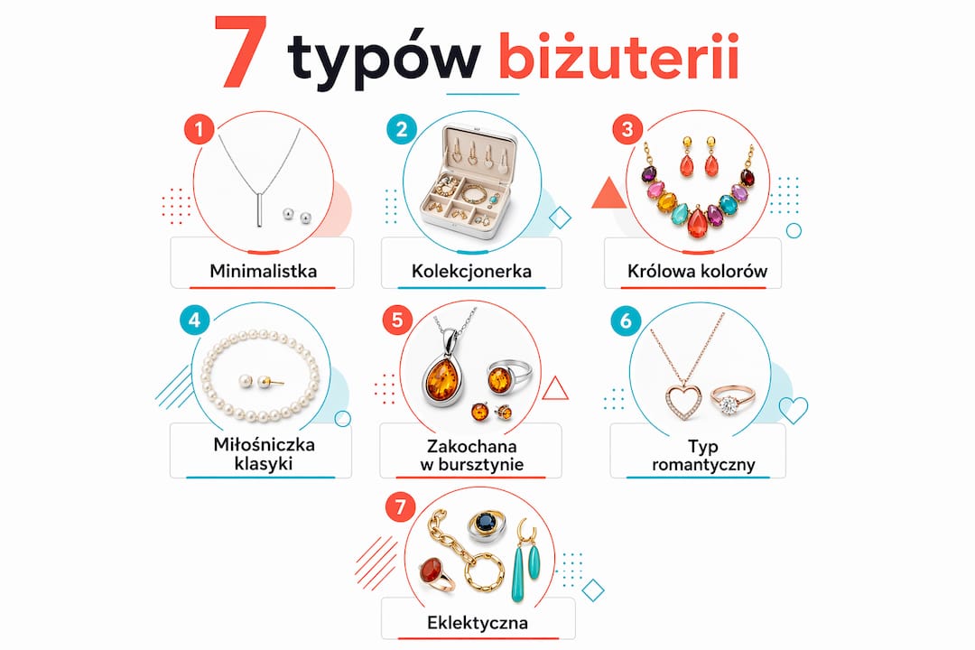 Infografika: 7 typów kobiet, które można rozpoznać po noszonej biżuterii
