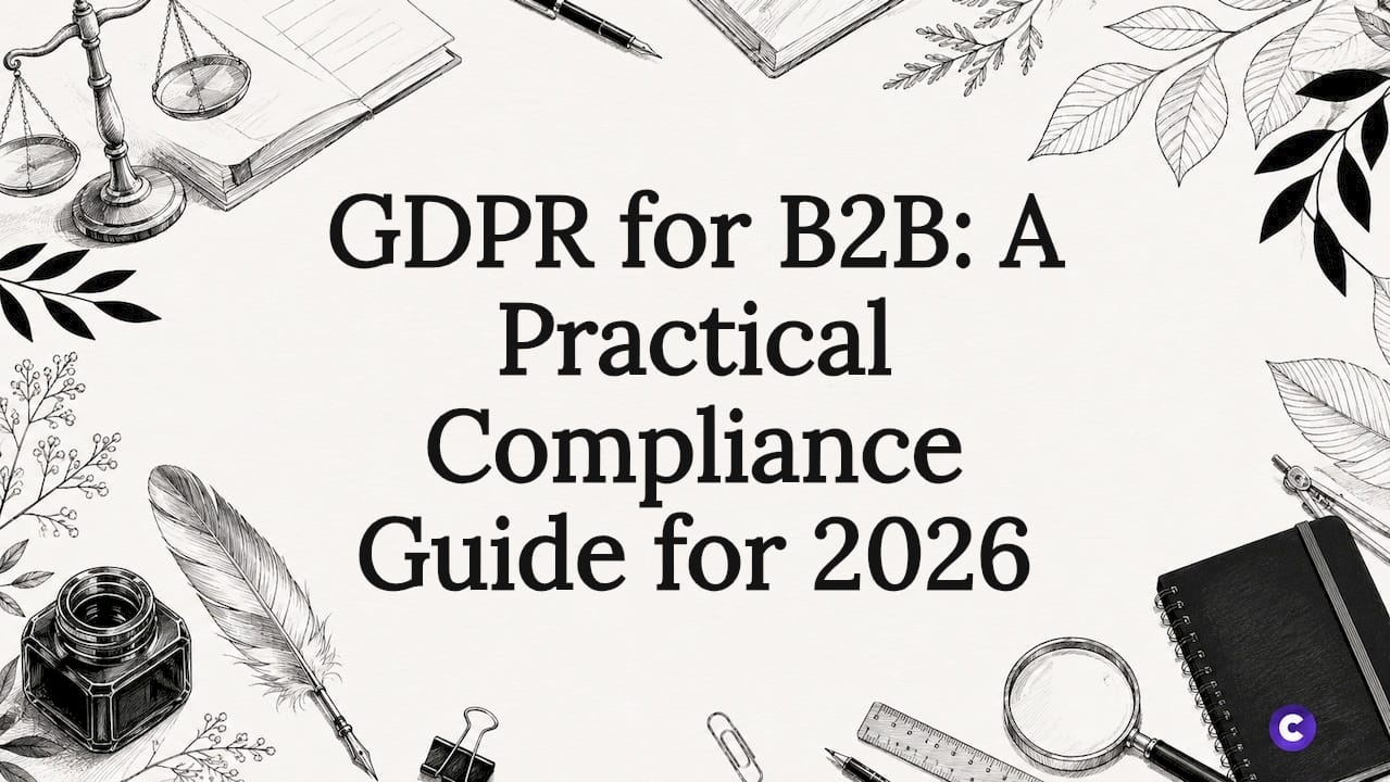 GDPR for B2B: A Practical Compliance Guide for 2026