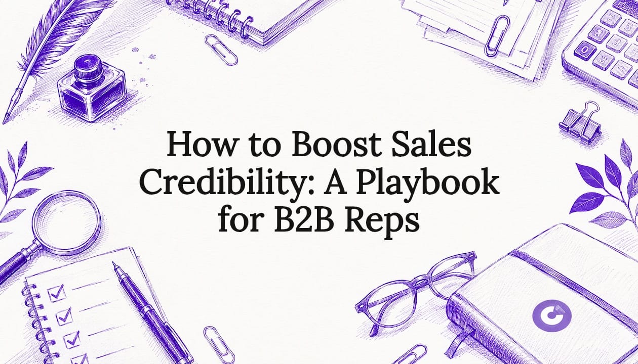 How to Boost Sales Credibility: A Playbook for B2B Reps