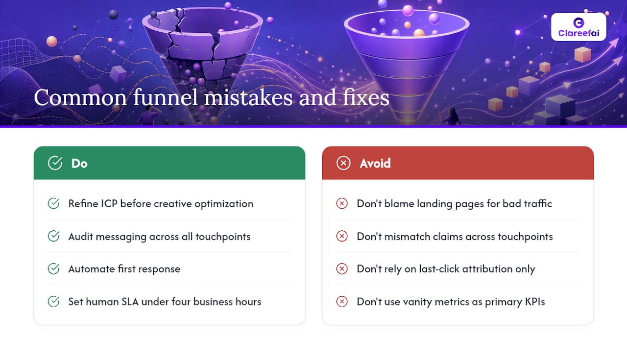 What mistakes do teams make most often, and how do you fix them? — overview diagram