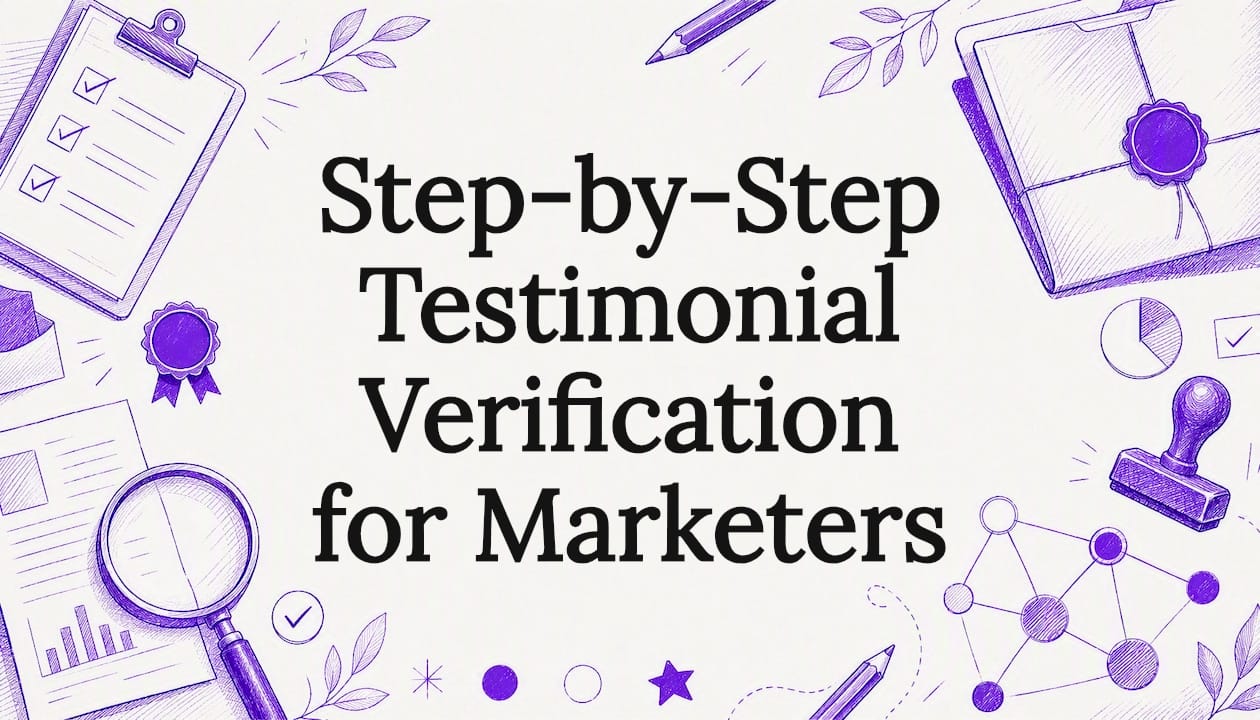 Step-by-Step Testimonial Verification for Marketers