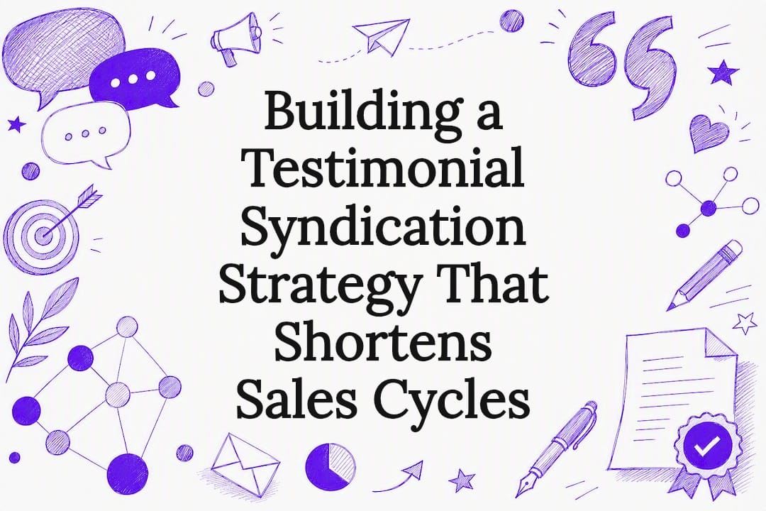 Building a Testimonial Syndication Strategy That Shortens Sales Cycles