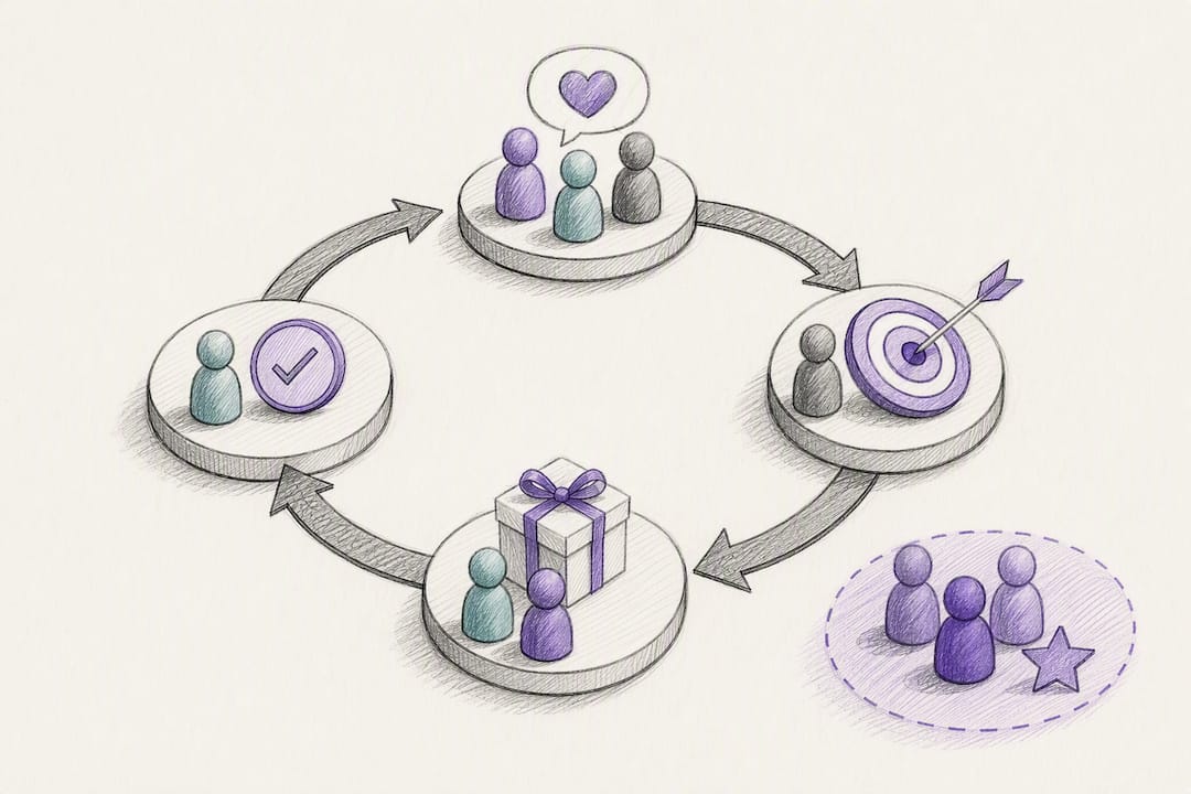 Customer advocate engagement feedback loop