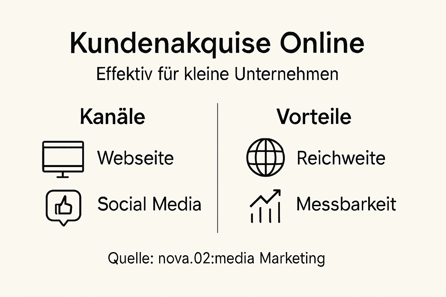 Übersicht: Digitale Kanäle und ihre Vorteile für die Neukundengewinnung
