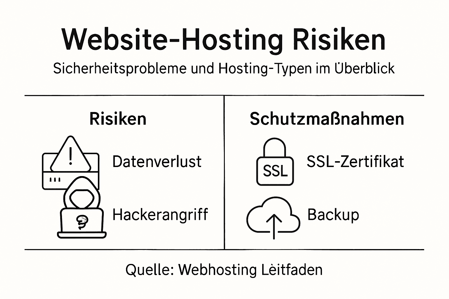 Übersicht: Risiken beim Hosting und wie Sie sich schützen können
