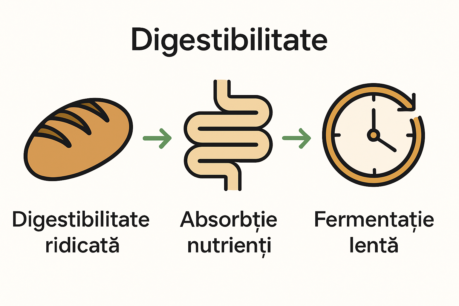Infografic cu beneficiile pâinii cu maia pentru sănătate