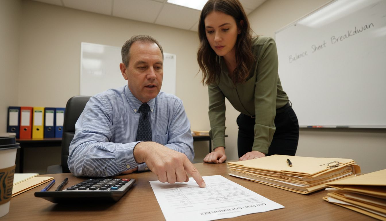 Accountant explains financial statement breakdown