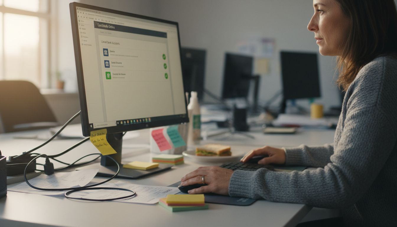 Employee linking accounts in QuickBooks setup