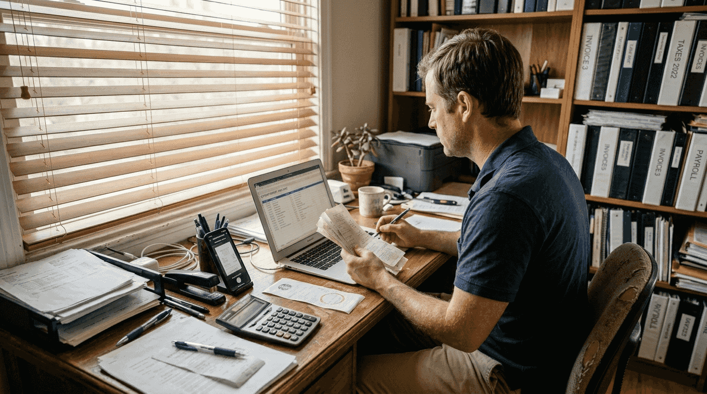 Comparing paper and digital receipts in office