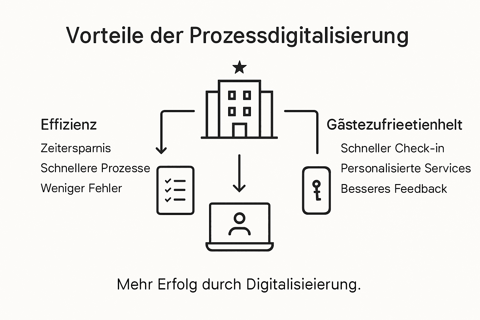 Infografik: So steigern Sie Effizienz und Zufriedenheit Ihrer Gäste