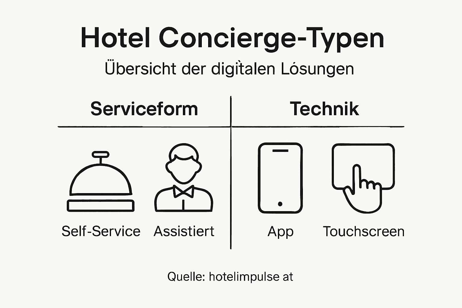 Übersicht: Digitale Concierge-Lösungen für Hotels auf einen Blick