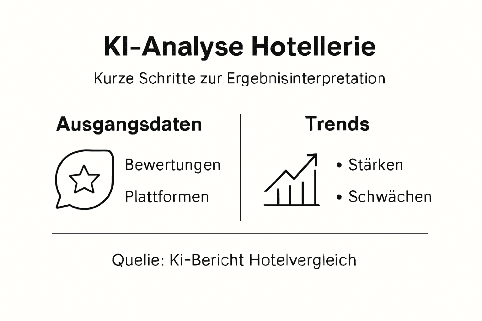 Übersicht: Wie Hotels KI-Ergebnisse richtig deuten und nutzen