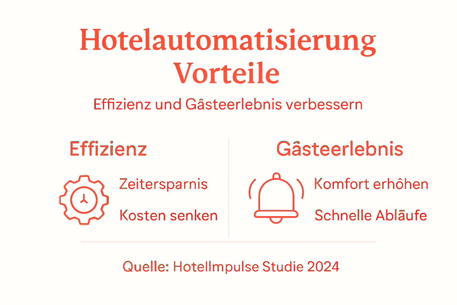 Infografik: Wie Automatisierung im Hotelbetrieb Vorteile schafft und das Gästeerlebnis verbessert