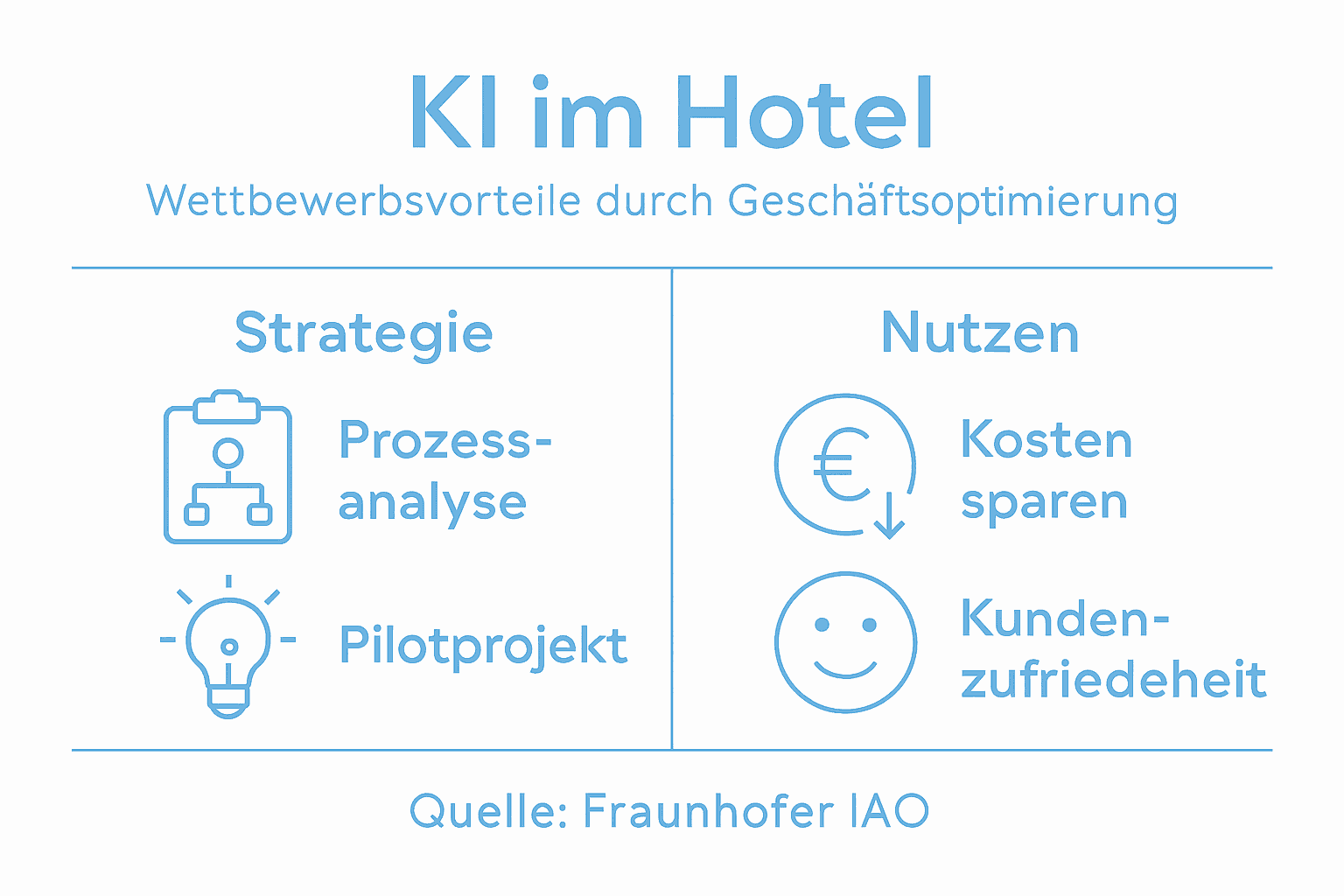 Infografik: Wie Künstliche Intelligenz den Hotelalltag verbessert