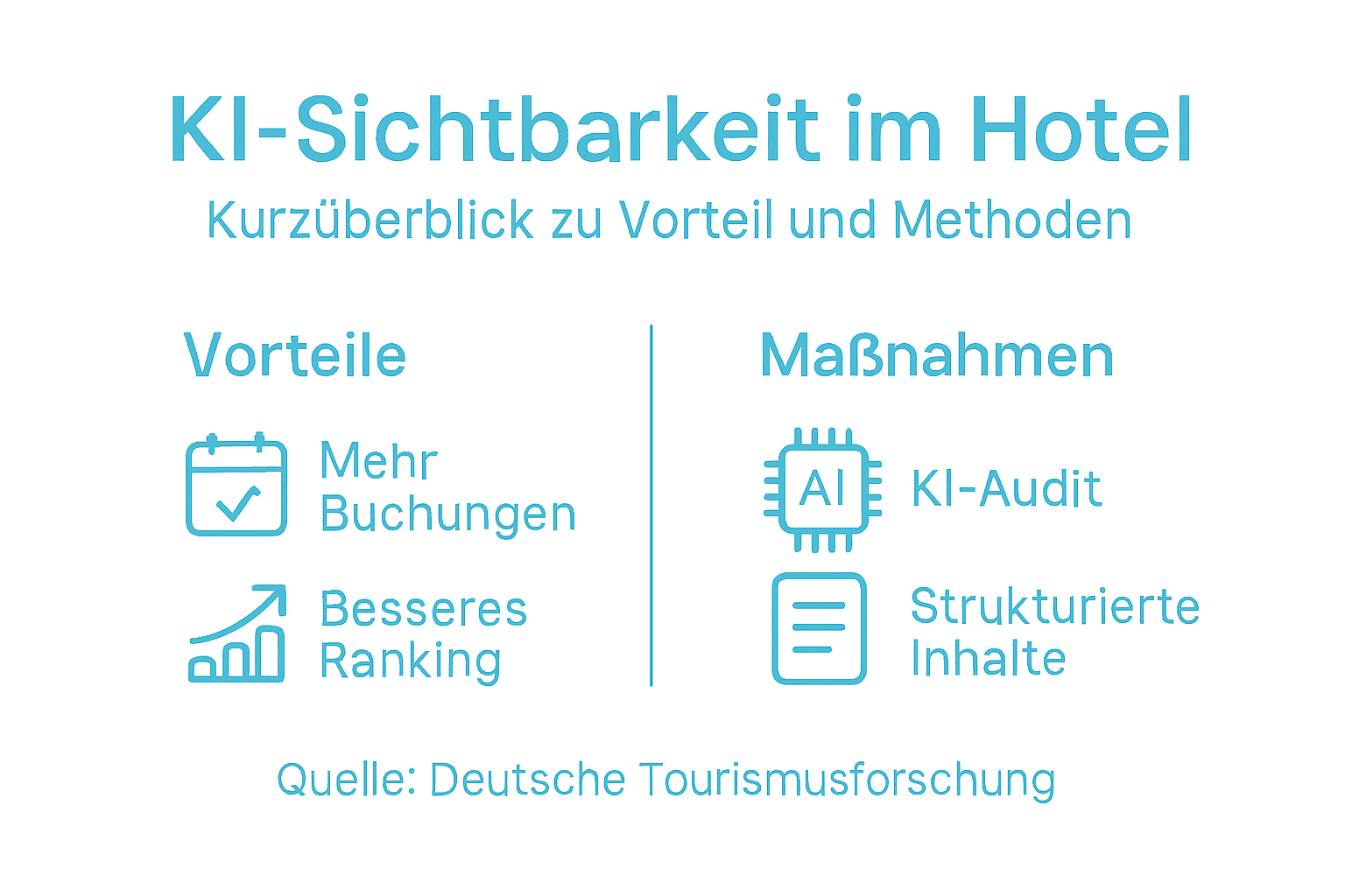 Infografik: Wie Künstliche Intelligenz die Sichtbarkeit und Wettbewerbsfähigkeit von Hotels steigert