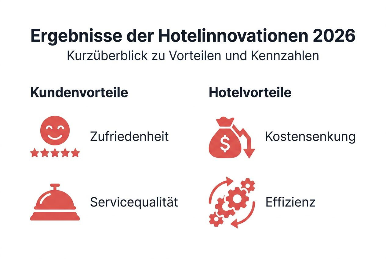 Übersicht: Die wichtigsten Innovationserfolge in der Hotellerie auf einen Blick