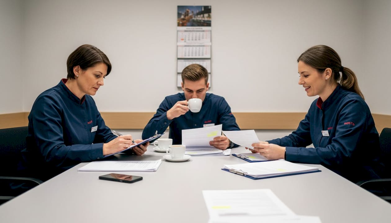 Die Hotelmitarbeiter werten regelmäßig die Rückmeldungen der Gäste aus.