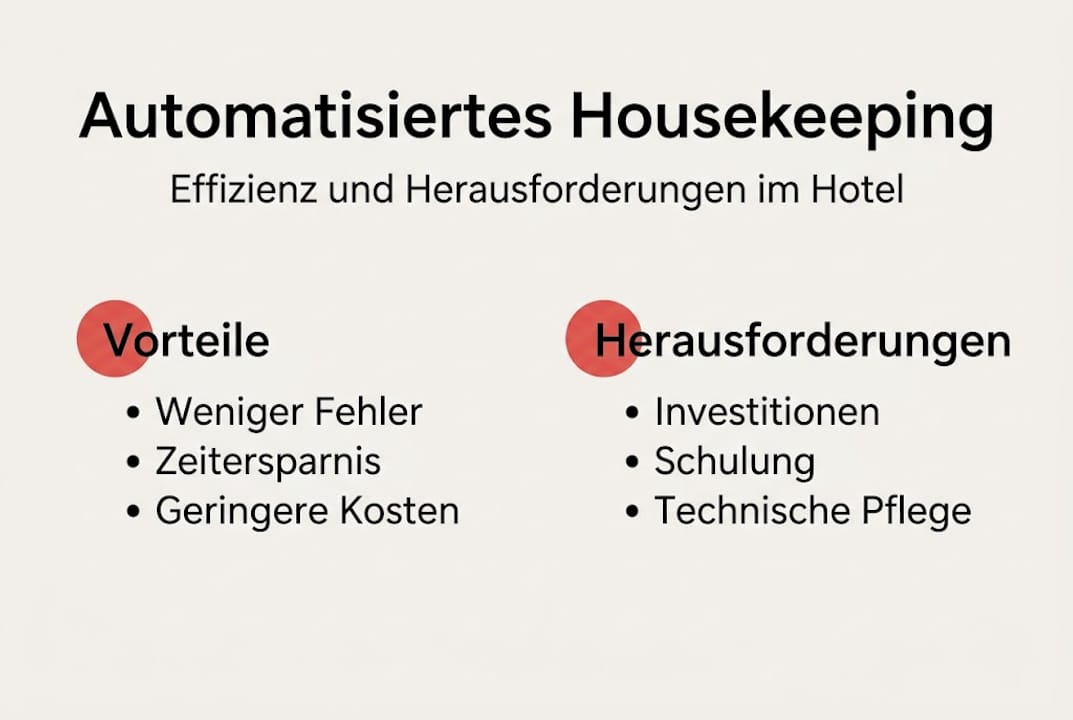 Übersicht: Chancen und Herausforderungen moderner, automatisierter Housekeeping-Lösungen
