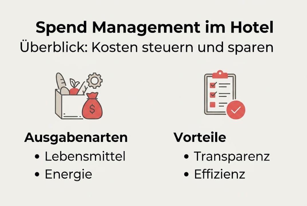 Infografik: So behalten Hotels den Überblick über ihre Ausgaben