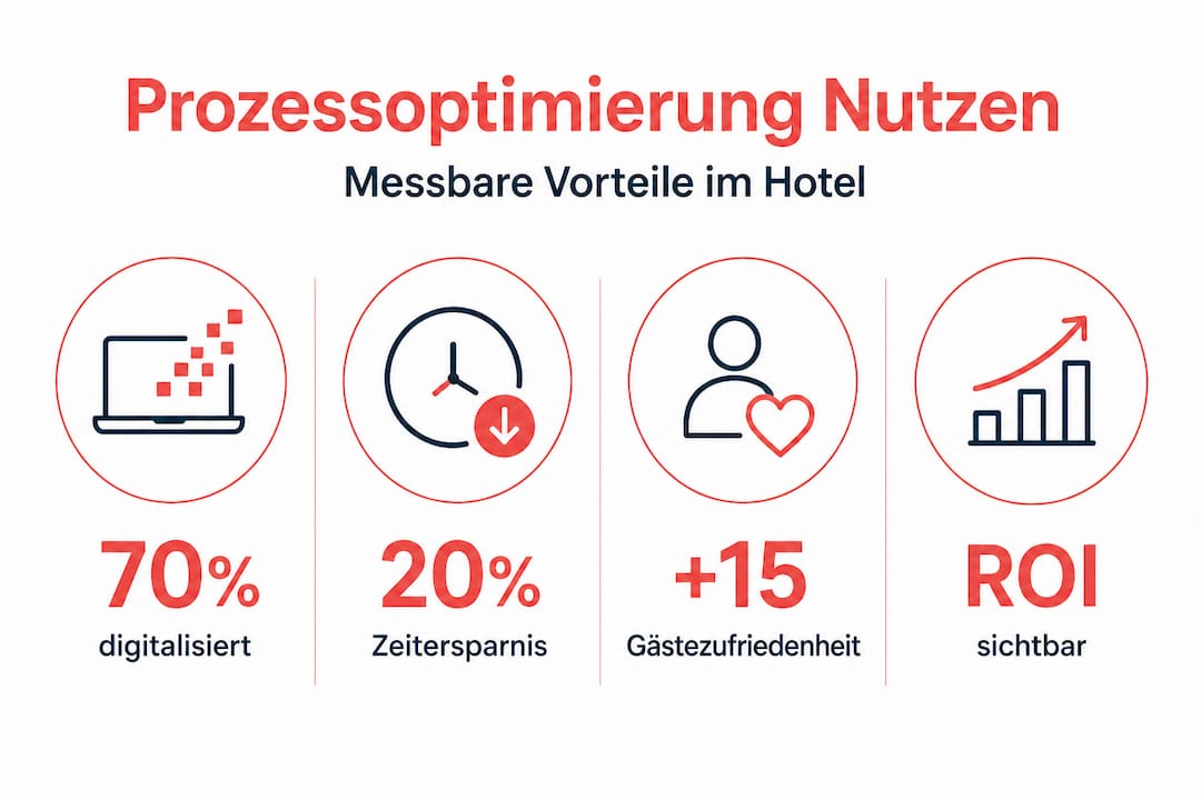 Infografik: Kennzahlen zur Rentabilität und Optimierung im Hotelgewerbe