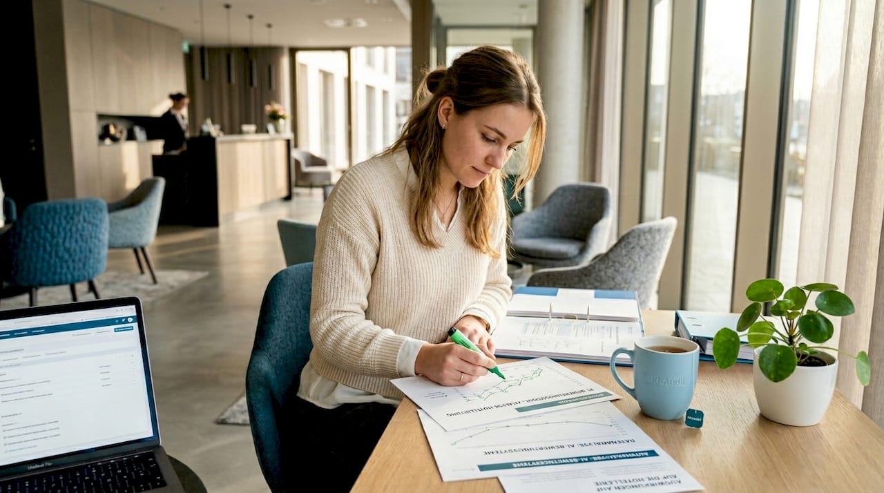 Das Hotelteam wertet mithilfe künstlicher Intelligenz die Gästebewertungen aus, um den Service gezielt zu verbessern.