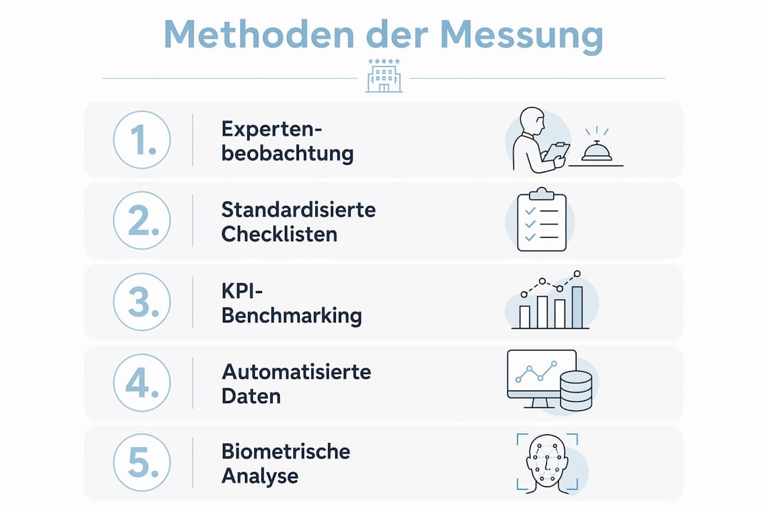 Übersicht: Objektive Methoden zur Leistungsbewertung im Hotelgewerbe