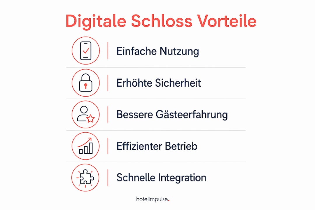 Übersicht: Die wichtigsten Vorteile moderner digitaler Schließsysteme auf einen Blick