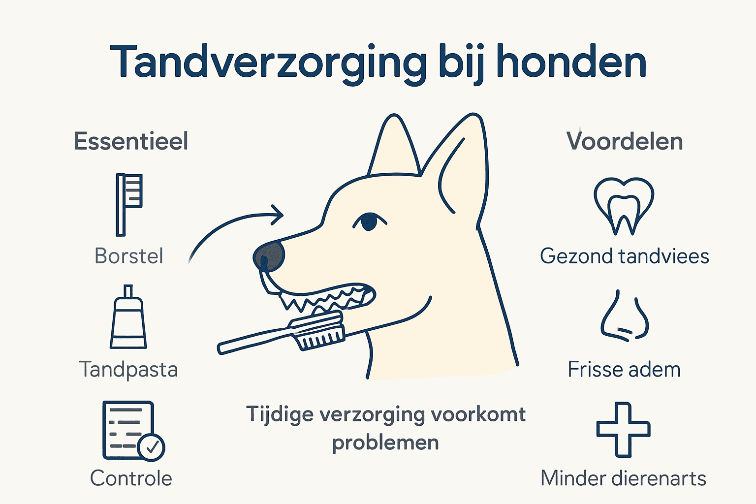 Overzicht: Hoe je het gebit van je hond gezond houdt en welke voordelen dat oplevert