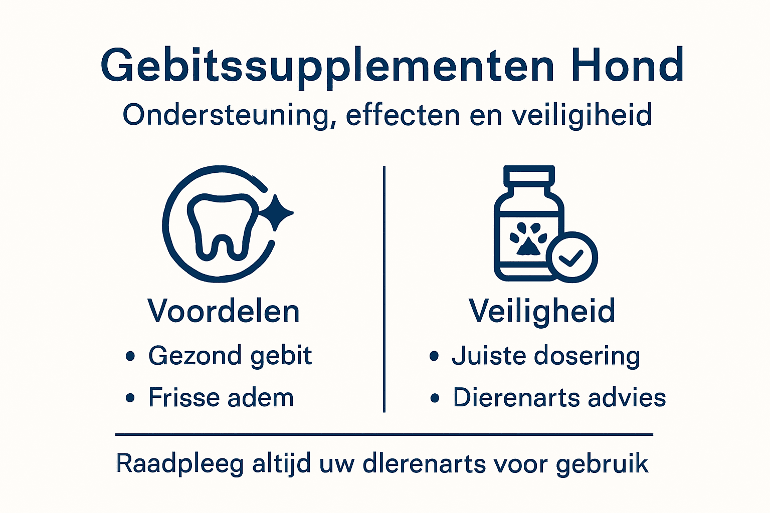 Infographic: voordelen en veiligheid van supplementen voor een gezond gebit
