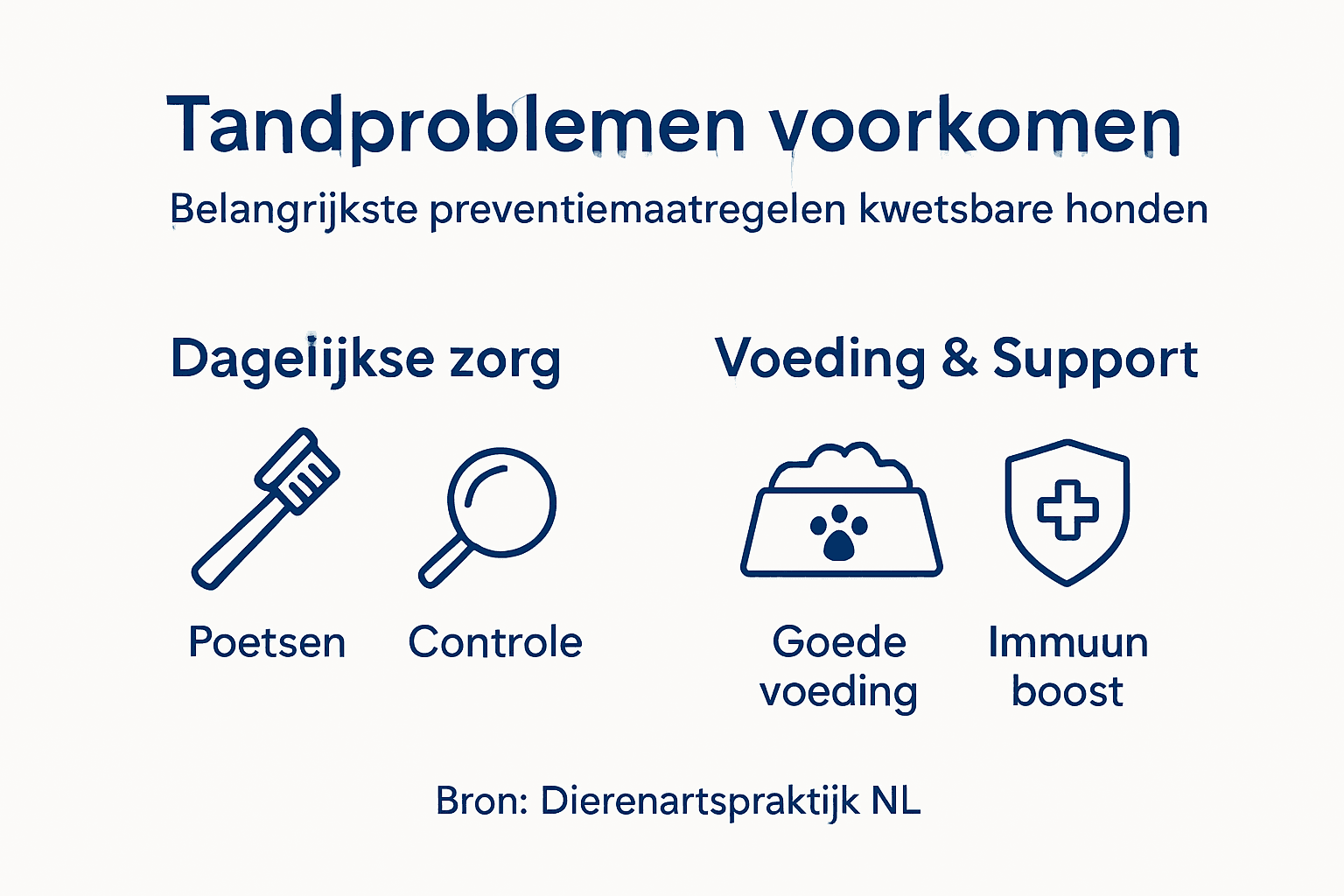 Infographic: Zo houd je het gebit van je hond gezond