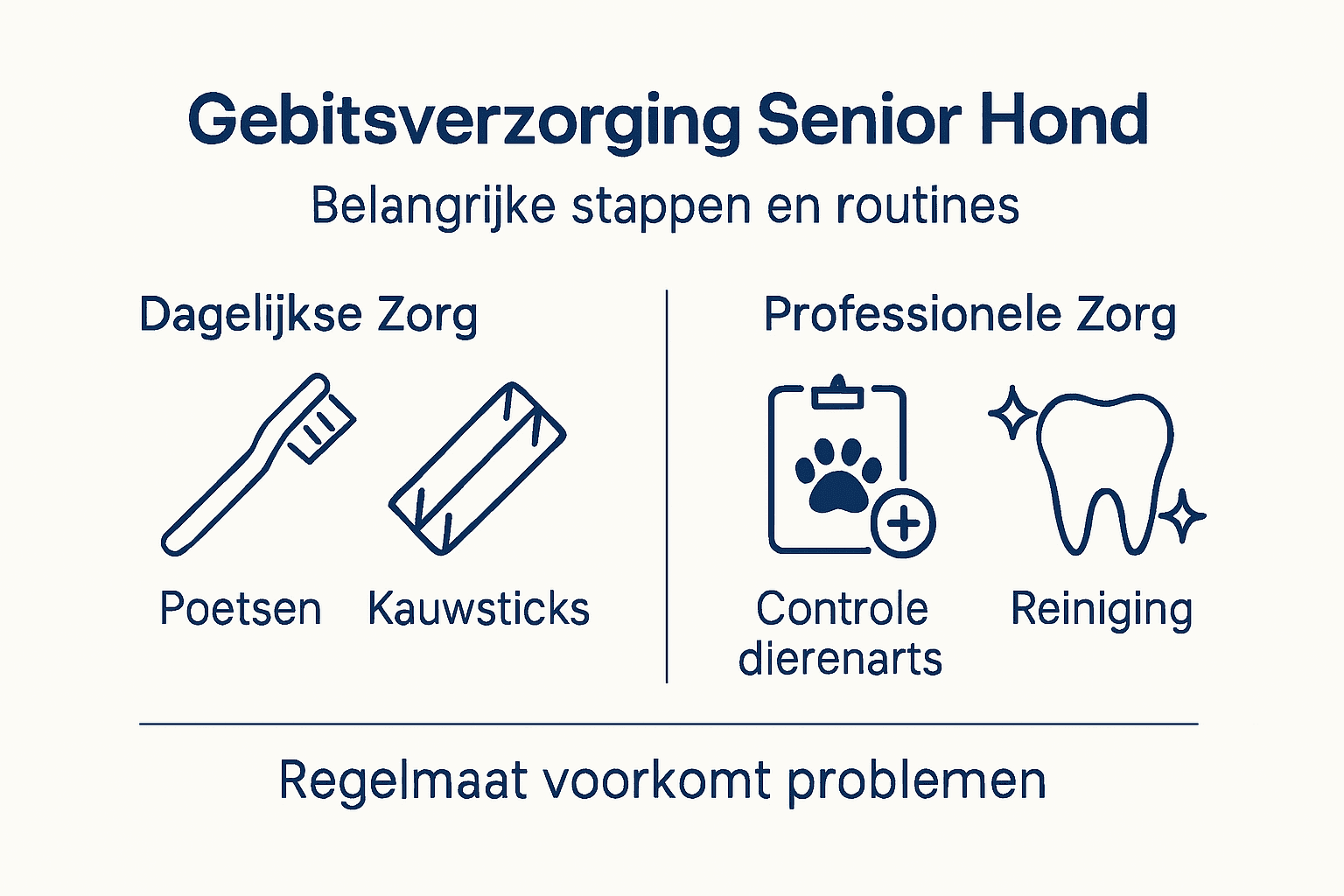 Overzicht: gebitsverzorging bij oudere honden in beeld