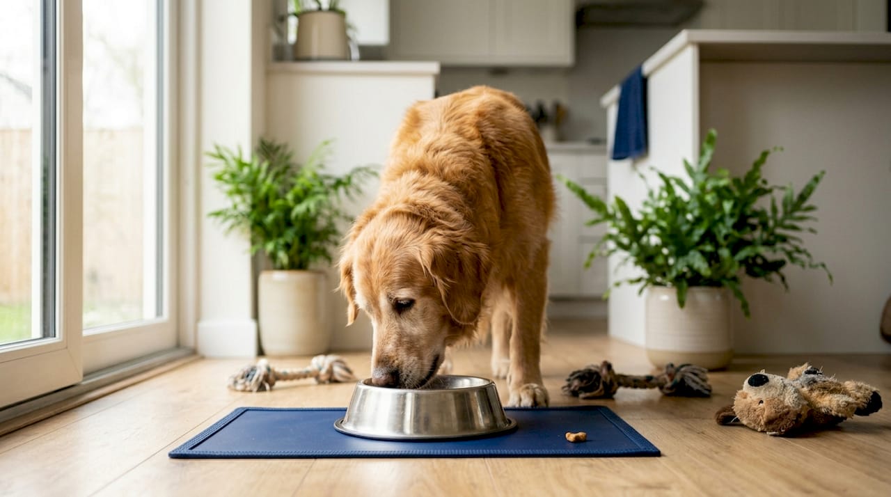 Een gezond gebit zorgt ervoor dat je hond zonder moeite kan eten.
