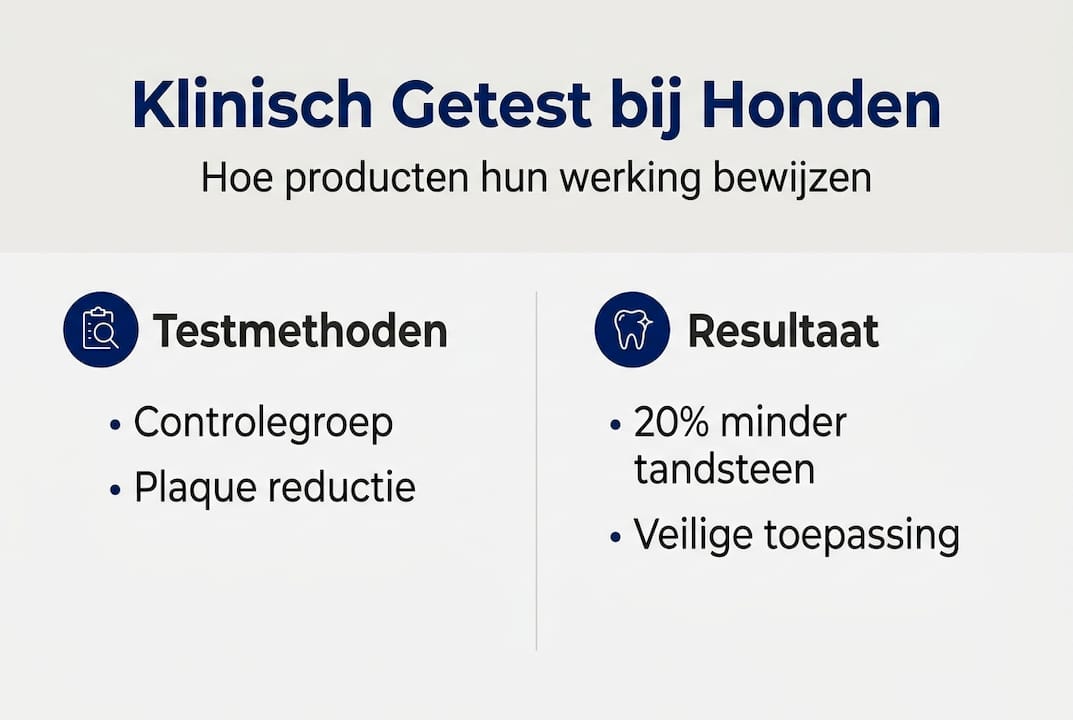 Infographic: zo werkt klinisch bewezen tandverzorging voor je hond
