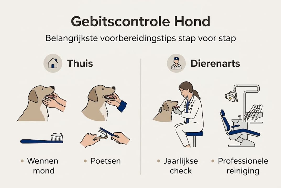 Infographic: Zo bereid je je goed voor op een tandartscontrole
