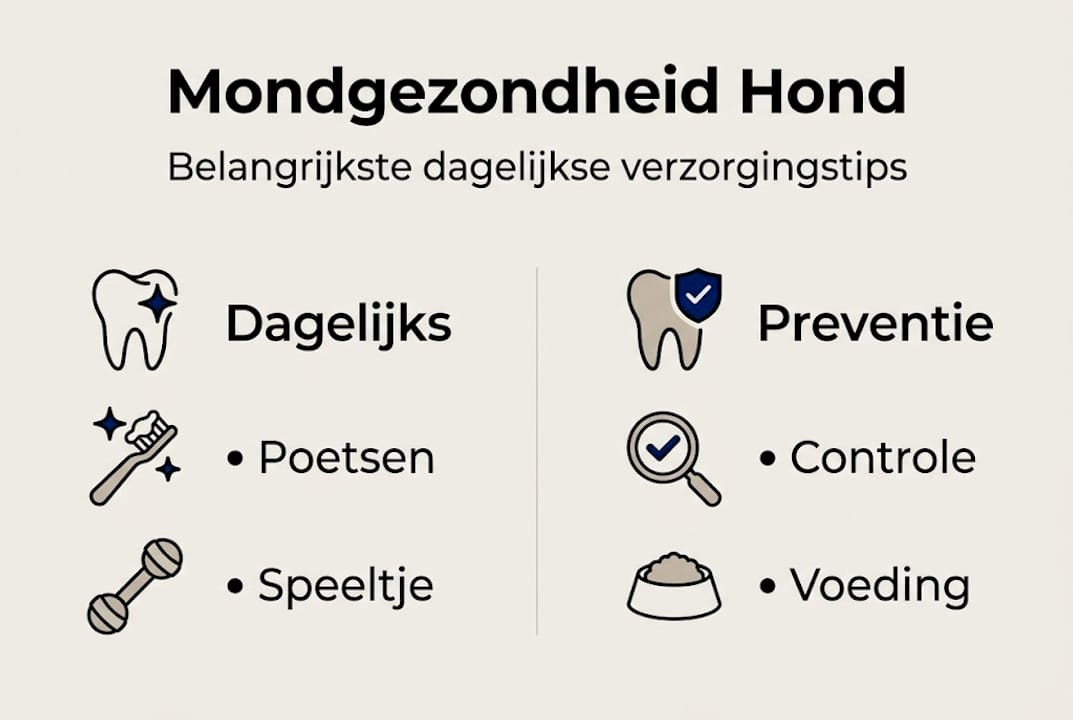 Infographic: Zo verzorg je dagelijks het gebit van je hond