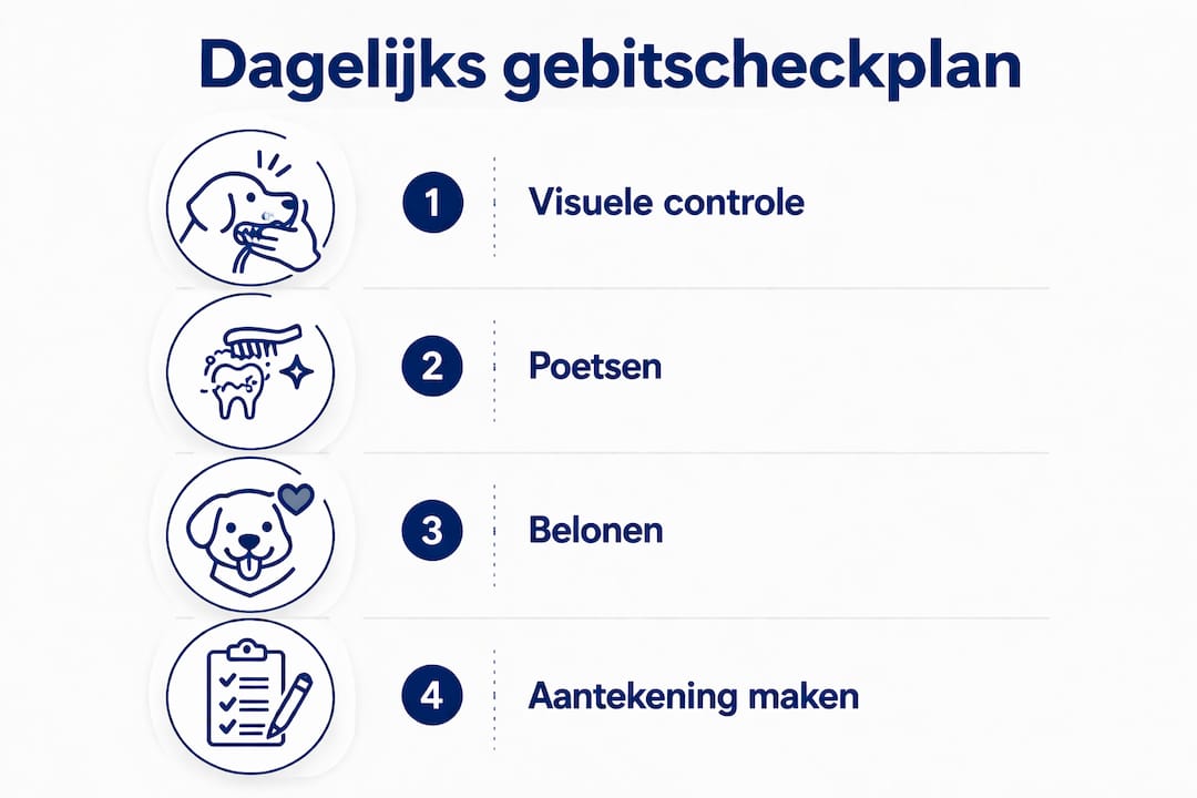 Infographic: Zo controleer je dagelijks het gebit van je hond