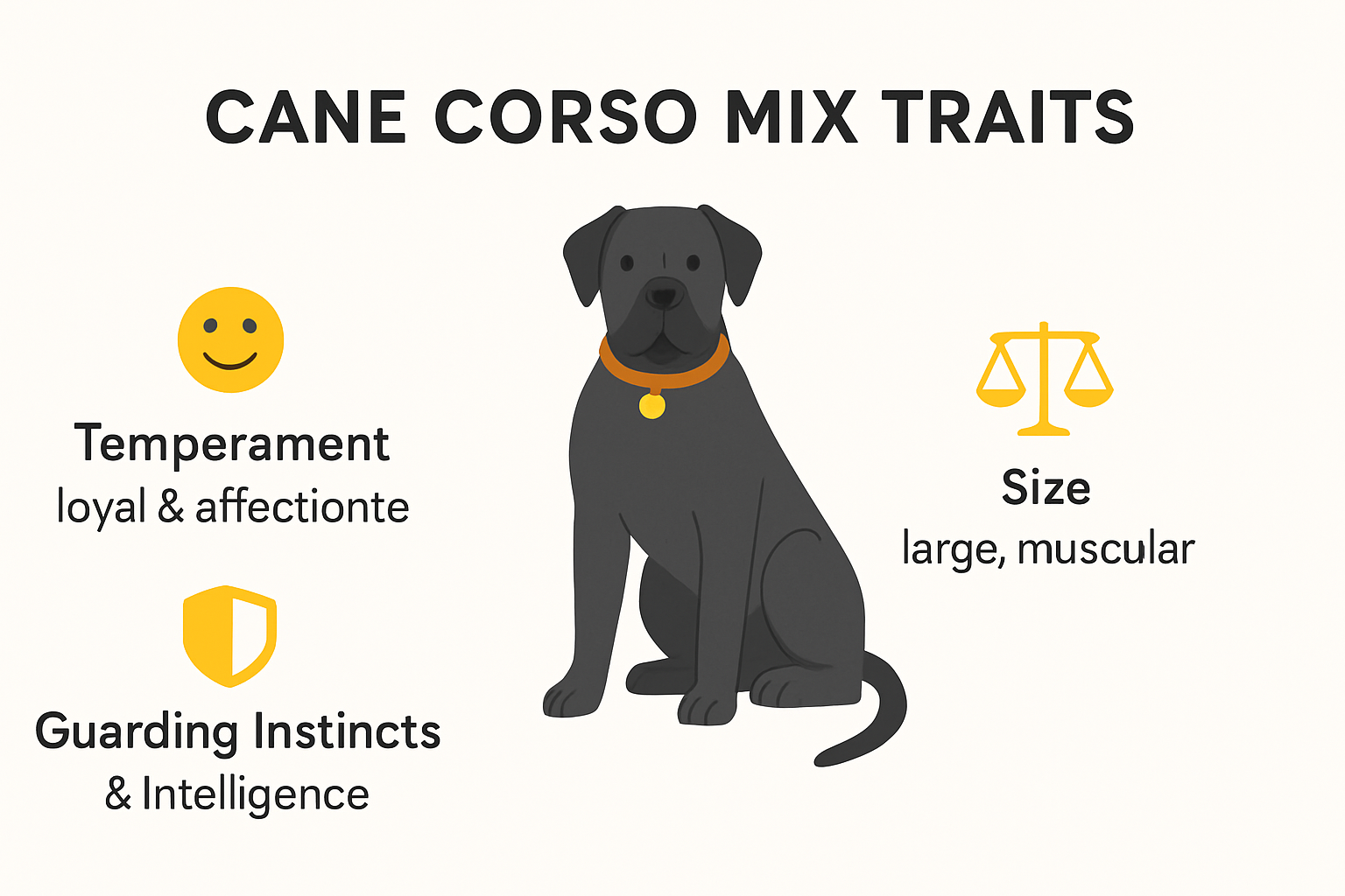 Traits and temperament of Cane Corso breed mixes