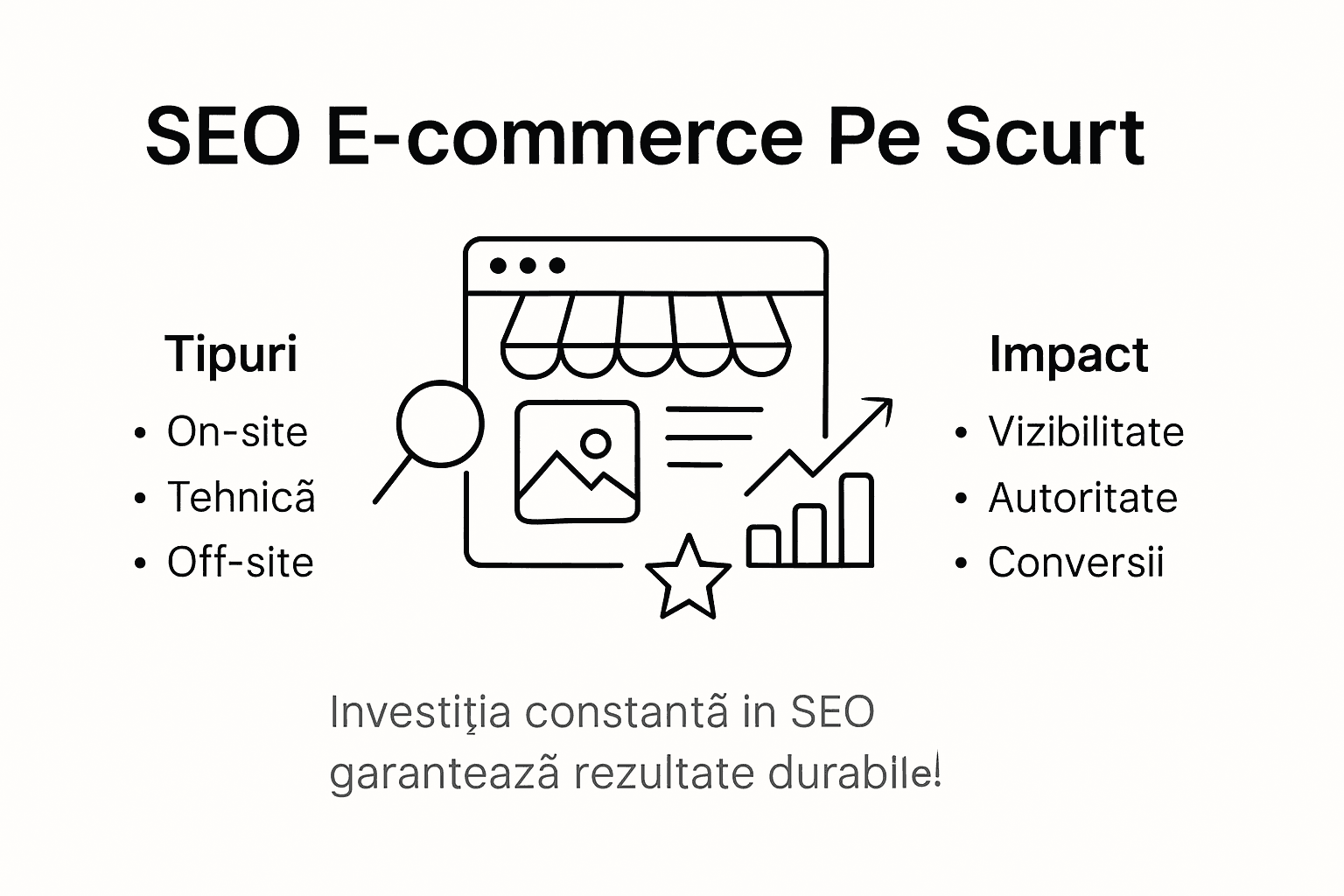 Infografic: Cum îți optimizezi magazinul online pentru SEO – strategii eficiente și rezultate