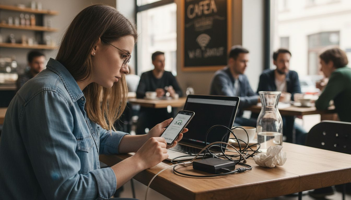 O programatoare testează cât de rapid se încarcă site-ul pe telefon.