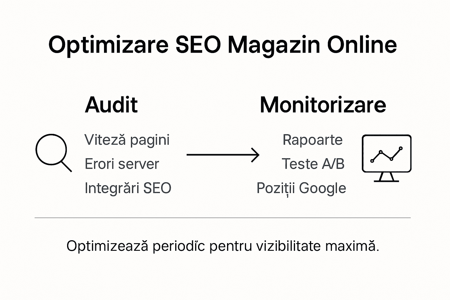 Infografic: etapele esențiale pentru optimizarea SEO a unui magazin online