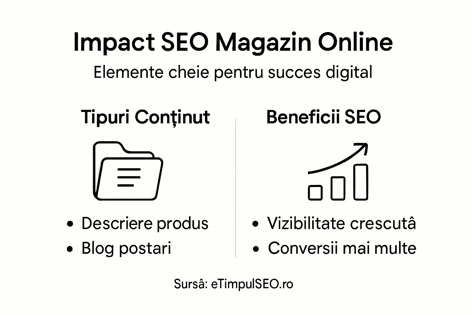 Infografic: cele mai importante elemente SEO pentru un magazin online